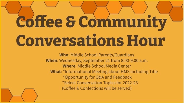 Join us for our first Coffee & Conversations Hour
